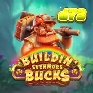 Tampilan visual slot Buildin’ Even More Bucks dengan karakter Lenny dan kru konstruksinya